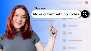 Make a form super fast for FREE with NO CODES!