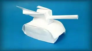 How to make very easy paper tank