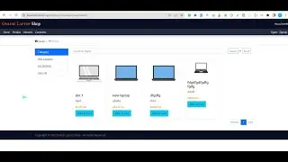 Online Laptop Shop Project in spring boot and hibernate with source code