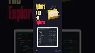 A Command line file explorer | 