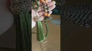 Особливі буси для особливої тебе 🤗. Прикраси з природним камінням #beading #beadingtutorials #diy