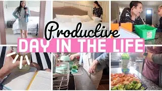 DAY IN THE LIFE OF A BUSY MOM OF 5 (How To Be Productive as a SAHM)