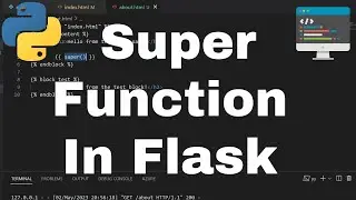 What is the Super Function in Flask Templates in Python? Character Counter App