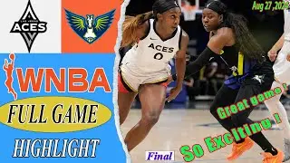 Las Vegas Aces vs Dallas Wings Women's basketball FULL GAME [Today] | Aug 27,2024 | WNBA 2024 Season