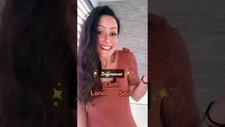 Confused words: EARTH - LAND - SOIL 🪴 | English vocabulary