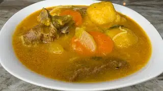 Recette SOUP JOUMOU Pou 1er Janvier Trè Fasil