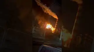 Туапсе. Горит НПЗ и дроны летают. 25.01.24