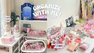 🎀🪞DOWNSIZING MY MAKEUP COLLECTION + Monthly Decluttering 🧺