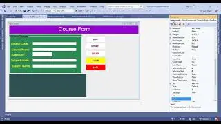 Visual Studio 2019 | How to create Course Form in VB.NET | Part-28