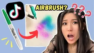 Reacting To MIND-BLOWING TikTok Art Hacks 🎨