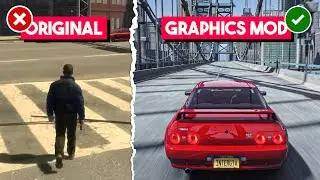 ✅ GTA 4 New High Graphics Mod (2024) 😍 For Low End PC (1GB RAM)