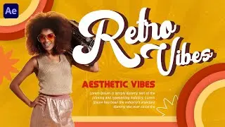 Retro Style Opener In After Effects | After Effects Tutorial | Effect For You