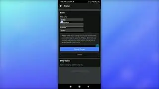 How To Change Facebook Profile Name 2021 | Change Name In Facebook Account | Facebook Mobile App