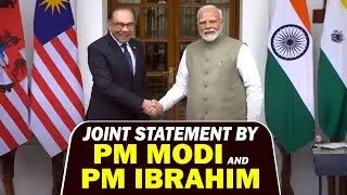 LIVE: Joint Statement by PM Narendra Modi and Malaysian PM Anwar Ibrahim | India | Exchange of MOUs