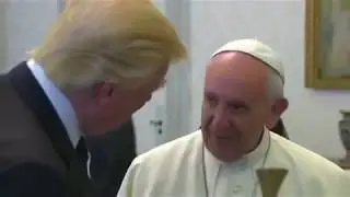 Pope Francis holds talks with U.S. President Trump