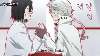 nikolai and fyodor, the best friends.|| season 5 bungou stray dogs