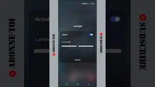 SAMSUNG - régler la Luminosité de la Lampe Torche sur Galaxy