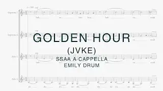 Golden Hour - SSAA a cappella arrangement by Emily Drum