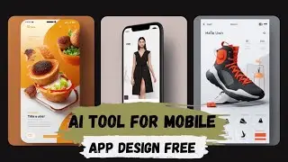 How To Create A Mobile App Using AI Tools | AI Tool For Mobile App Design Free | Creaq Grafix