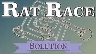 Solution for Rat Race from Puzzle Master Wire Puzzles