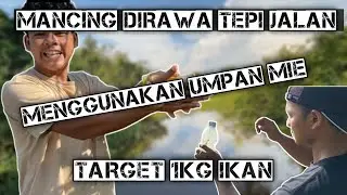 Astaga!!!Umpan mie bikin joran ku kaget😱ikan nya pada kenyang semua‼️