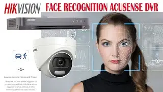 Hikvision Face recognition detection CCTV Acusense DVR human face with 2MP/4MP Analog HD cameras