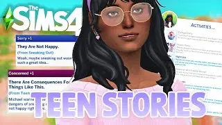 TEEN STORIES & ACTIVITES MOD (more interactions/gameplay for your teens!) | Sims 4 Mod Review