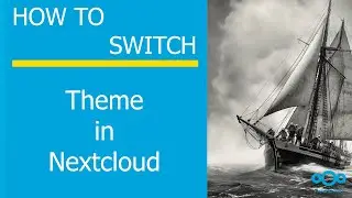 How to Switch Theme in Nextcloud, Dark Theme