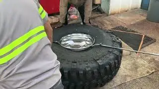 54 Super Swamper Bogger mounted to 20xs14 wheels in 40 seconds