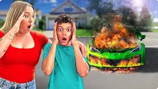 Our Corvette C8 Started on FIRE! 🔥 Prank