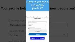 How to create a LinkedIn Profile  🚀 | Step-by-Step Tutorial 