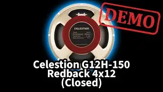 How does Celestion G12H 150 Redback 4x12 Closed sounds? - METAL DEMO