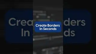 How to easily create borders for your videos in After Effects ✨ #videographer #filmmaker #filmmaking