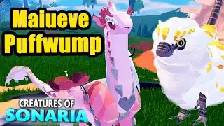 Puffwump and Maiueve Showcase in  creatures of sonaria