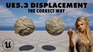 Unreal Engine 5.3 Displacement Tessellation Tutorial - THE CORRECT WAY! #unrealengine5