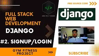 #2. Django Authentication System | Gym Fitness Project