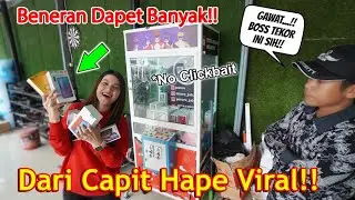 Akhirnya Takluk Juga Mesin Capit Hape Viral PSTORE!! Dapet 6 HP Sekaligus!! BAR-BAR Banget!!