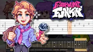 Senpai - Friday Night Funkin - Guitar tutorial (TAB)