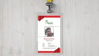 Company ID Card Design | ID Badge Maker - Photoshop Tutorial