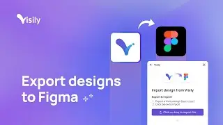 Easy design hand-off with Visily’s Figma integration