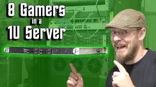 Eight Gaming PCs in a 1U Server - Cloud Gaming Server Part 16