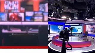 BBC News Blooper: Cut to empty chair + wrong studio lighting