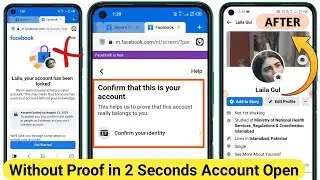 😍Without id proof Locked account unlocked | Get Started | Your account has been locked problem solve