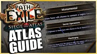 Path of Exile Siege of the Atlas 3.17 Atlas Guide - What's Changed?? [PoE]