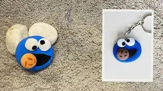 Create a Unique Cookie Monster with Air-Dry Clay: Step-by-Step Tutorial