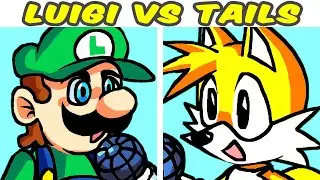 Friday Night Funkin VS Luigi VS Tails | ! Sidekick Showdown ! (FNF MOD/Sonic/Mario)