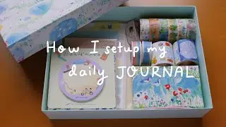 How I Setup My Daily Journal 🌷  | Hobonichi Techo | Rainbowholic