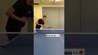 Reverse PENDULUM serve 🏓😮 tutorial 🏓👀 #tabletennis #pingpong #serve #tutorial #youtubeshorts