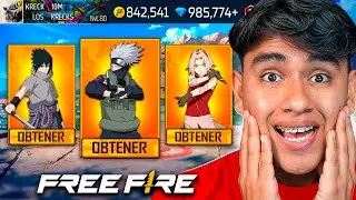 KAKASHI LLEGA A FREE FIRE!!🤑😱GASTANDO MUCHOS DIAMANTES🤑 SUBIENDO A HEROICO😱Free Fire