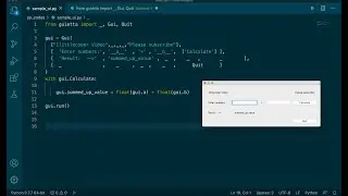 Simple Python GUI Development using {guietta}